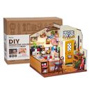 Rolife Cozy Homey Kitchen LED Miniature 1:24 Dollhouse Home Decor Kid Toy Gifts