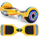 Hoverboard Gold 6,5" Elektro Hover Scooter Board Bluetooth LED Segway Für Kinder