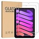 [2 Pack] T Tersely Screen Protector for iPad Mini 6 (8.3-Inch, 2021 Model, 6th Generation), Tempered Glass Screen Guard for iPad Mini6