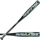 Rawlings RAPTOR USA Baseball Bat | -10 | 1 Pc. Aluminum | Dark Green | 29 inch