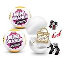 Mini Brands Fashion 2 Capsule by ZURU Real Miniature Fashion Brands Collectible Toy, 2 Capsules of 5 Mystery Miniature Brands for Girls, Teens, Adults and Collectors (2 Capsule)