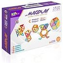 KIPA GAMING Magplay Magnetic Blocks 38 Pcs Diy Kids Toy Set Building Educational Toys With Smart Outdoor Bagpack For Kids Children Magnetic Blocks For Kids Puzzle For Great Learning|Multicolor