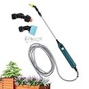 POCHY Electric Sprayer Wand,Adjustable Sprayer Wand | Electric Garden Spray Rechargeable Battery, Automatic Electric Home Plants Watering Sprayer for Garden