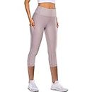 Youmymine Women High Waist Yoga Sport Pants Workout Skinny Leggings Fitness Athletic Gym Running Tight Pants (XL, Pink)