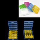 2Pcs/lot mMini portable plastic battery case storage box for AAA/AA battery -wf
