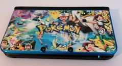 Nintendo 3DS XL Blue Pokemon Y Console Blue With Charger 16gb SD card