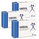 NUTRIEXPERT – Virexil – Aide à maintenir l’endurance – Stimule la libido et le désir – Contribue à une spermatogénèse normale – Complexe aux Actifs stimulants – Actifs d’origine naturelle - Lot de 3
