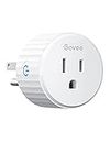 Govee Smart Plug, WiFi Outlet Compatible with Alexa and Google Assistant, Mini Smart Home Plugs with Timer Fuction & Group Controller, No Hub Required, ETL & FCC Certified, 2.4G WiFi Only (1 Pack)