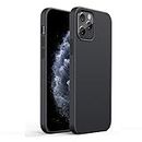 Gueche for iphone 11 Pro MAX Case, Premium Flexible Thin Cover Shock Proof with Drop Protection, Silky-soft compatible with iphone 11 Pro MAX Basic Phone Cases Hülle - Black