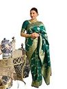 Mtrolls Ethnic Motifs Kanjeevaram Pure Silk Saree - 23407616, Multicolor, One Size, Multicolor, One Size