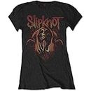 Rock Off Ladies Slipknot Evil Witch Official Tee T-Shirt Womens Girls (Large) Black