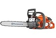 Husqvarna 130 Chainsaw for Home and Garden Use Powerful and Light with 40 cm Bar and X-Torq Engine, 38 cm³, 1.5 kW and only 4.7 kg weight