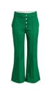 PANTALONI H&M studio donna pantaloni tagliati verdi. TAGLIA UK 8, US 4. NUOVO!