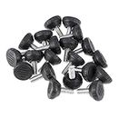 OHPHCALL 20PCS Furniture Sliders Adjustable Furniture feet levelers Table Leg risers Table feet Screw on Furniture Pads Furniture Cups Chair Foot Pads Foot Cup Cabinet Legs m10 Increased