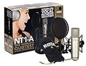 RØDE Rode NT1-A micrófono Micrófono vocal Alámbrico Oro Microfonos (Micrófono vocal, 20-20000 Hz, Cardioide, Alámbrico 50 mm, 50 mm)