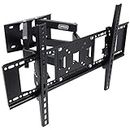 Caprigo Dual Arm TV Wall Mount Bracket for 43 to 65 Inch LED/HD/Smart TV’s, Full Motion Rotatable Universal Heavy Duty TV Wall Mount Stand with Swivel & Tilt Adjustments (M465)