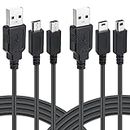 Funturbo All-in-1 DS Charger, 3DS DS Lite Charger Cable USB Charging Cord for Nintendo 3DS/3DS XL/2DS/2DS XL/DSi/DSi XL/DS Lite (2 Pack)