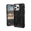 UAG Case Compatible with iPhone 15 Pro Max Case 6.7" Monarch Kevlar Black Rugged Heavy Duty Military Grade Drop Tested Protective Cover by URBAN ARMOR GEAR