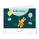 Amazon.ca Gift Card - Print - Hello Baby Gifts Tied in Balloons