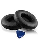Replacement Earpads Cushions Compatible for Beats Solo 2 Solo 2.0 Solo 3 wireless Headphone with Soft Protein Leather Ear pad, Memory Foam Ear Cover Pads black