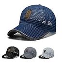 Twaynorb Summer Outdoor Casual Baseball Cap,Mesh Hats for Men,wessiny Caps,Summer Mesh Breathable Baseball Cap (C)