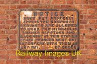 Railway Photo - Legal Notice on Wall of Warehouse at Liverpool Road Stn  c2016