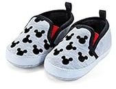 Disney Mickey Mouse Red and Black Infant Shoes (Black and White, 12_Months)