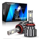 NOVSIGHT H11 H8 H9 H16 LED Headlight Bulbs Conversion Kit Replace Halogen 6000K