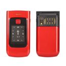 (red) 4G Flip Cell Phone For Seniors Unlocked Rugged Flip Phone With Big