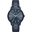 Armani Exchange Stainless Steel Analog Blue Dial Men Watch-Ax2702, Blue Band