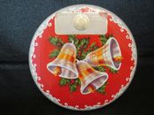Vintage Christmas Tin Bells & Holly Carlsbad German Wafers St. Paul MN