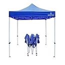 6X6 feet Waterproof UV Protective Foldable Gazebo Tent 2X2 M Canopy Pop-up Tent (Blue)