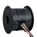 Giantz 2.5mm Twin Core Wire Electrical Cable Extension Wires Strip Outdoor Extension Lead Waterproof 30m Car 450V 2 Sheath Insulation for Automotive Caravan Lighting Home Power System