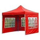 BEYOND SKY 10x10 Gazebo for Advertising and Campaign | Pop-up Canopy Tent for Garden Water Proof Portable and Fordable | (30kg,Red)