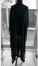 PIA ROSSINI Beach Black Sheer Cover Up Tunic One Size