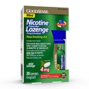GoodSense Mini Nicotine Lozenge, 4 mg, Mint, 80 Pieces (4 x 20 Ct), Exp 07/2024