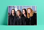 You are Awesome - Megadeth Band:Dave Mustaine,David Ellefson,Marty Friedman,Kiko Loureiro Poster 02 (18inchx12inch)