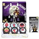 BOGATCHI Halloween Gifts, Premium Chocolate Candy Box with Spider Man Sugar Toys, 6 Pieces, Absolutely Free Halloween Greeting Card
