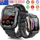 Smart Bluetooth Watch Rugged Military Outdoor Sports Heart Rate Fitness Tracker