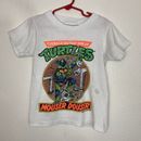 Vintage 1988 TMNT Ninja Turtles Single Stitch T Shirt Youth Kids S 50/50 USA