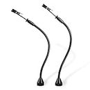 2 Pack Set Magnetic Flexible Gooseneck Metal with Alligator Clips for Helping Hands Third Hand Tool Automobile Electronics Soldering Jewelry Painting Art Crafts Hobby