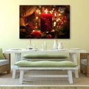 IDEA4WALL Christmas Holiday Celebration Candles X03 - Wrapped Canvas Photograph Canvas in White | 24 H x 36 W x 1.5 D in | Wayfair 603669743488