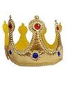 BookMyCostume Royal Medieval King Crown Fancy Dress Costume Accessories | Halloween Theme Free Size