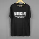 Biohazard T-Shirt Residented Evil Horror Klassische Video Spiel Zombie Männer Sommer Baumwolle T