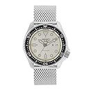 Seiko Stainless Steel Analog White Dial Men Watch-Srpe75K1, Bandcolor-Silver