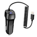 Unbreakable Car Charger for Iphone - Rapid Charging, Compact & Durable - Car Charger Compatible with iPhone 14, 13, 12, 11 Pro, Pro Max and iPhone 5, 6S, 7, 7+, 8, 8+, X, XS, XR