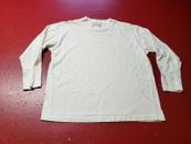 Vintage Nordstrom Point Of View Long Sleeve Shirt Ivory S 100% Cotton U.S.A.