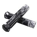 Z-FIRST Handle Bar Grips 145mm Soft Longneck Grips for Pro Stunt Scooter Bars and BMX Bikes Bars (T-Black&White)