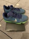 Nike Zoom Kobe X 10 Elite Emerald City Blue Green 726067-402 Size 7Y Women's 8.5