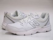 New Balance Women's 411 V1 Walking Shoes, White/White, 10.5 2A(Narrow) US